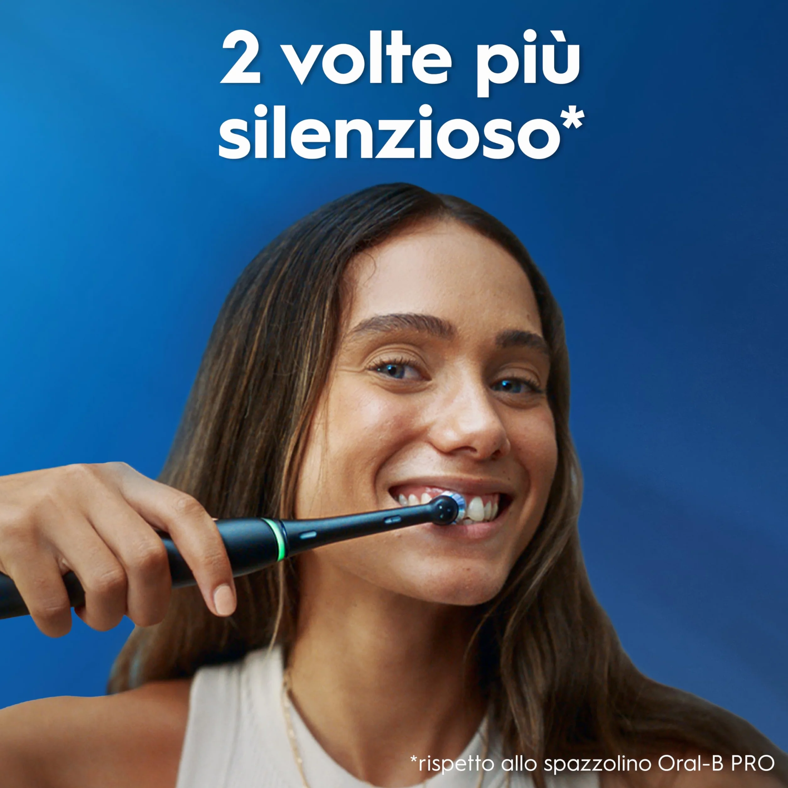 Oral-B Spazzolino Elettrico Ricaricabile iO 3 Nero, 1 Spazzolino Elettrico, 1 Testina Di Ricambio, Custodia Da Viaggio + Dentifricio Oral-B Advanced Protezione Gengive, Pulizia Denti Efficace