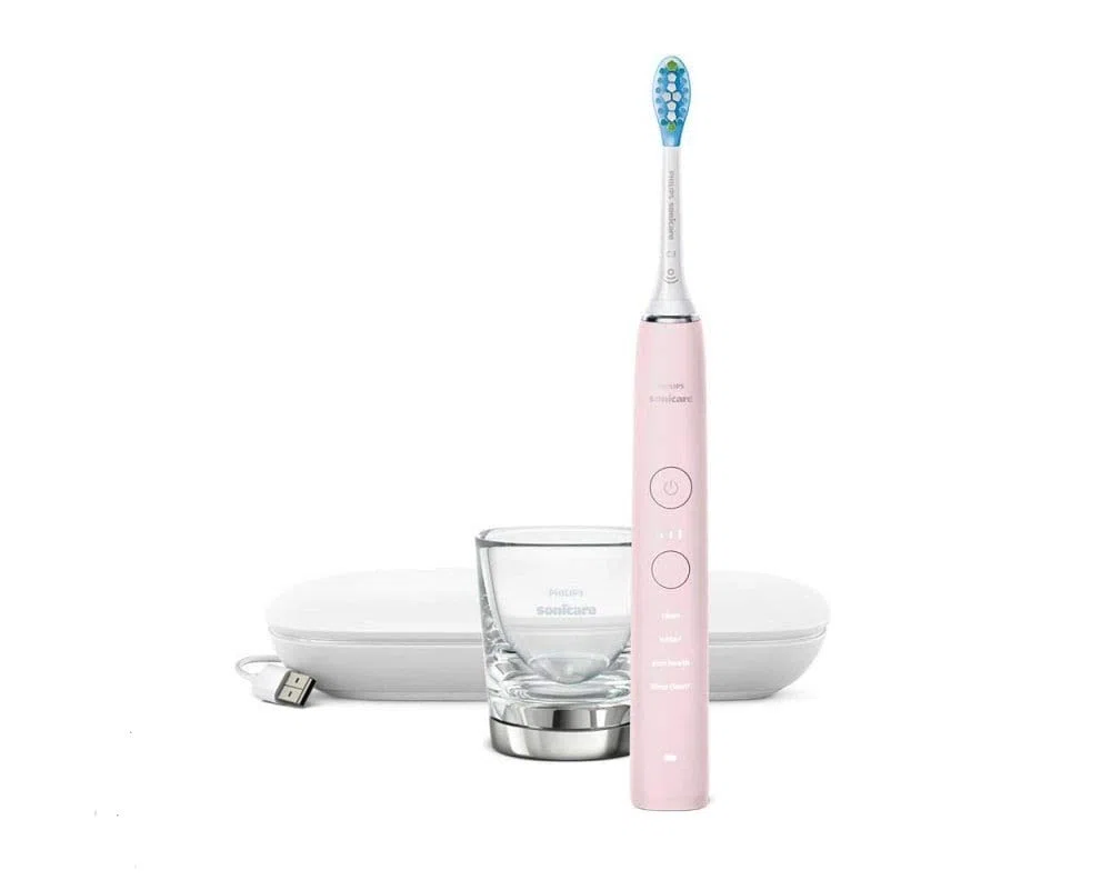 Philips Sonicare Diamond Clean 9000 Spazzolino da denti elettrico rosa HX9911