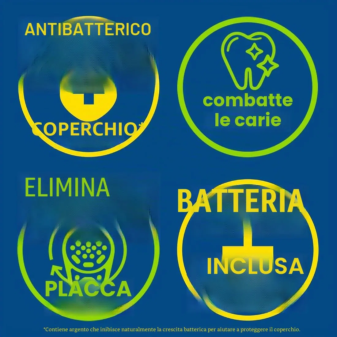 FIREFLY Clean & Protect, Sonic The Hedgehog Spazzolino da denti 3D morbido, copertura igienica 3D, impugnatura antiscivolo, batteria inclusa, età 3+