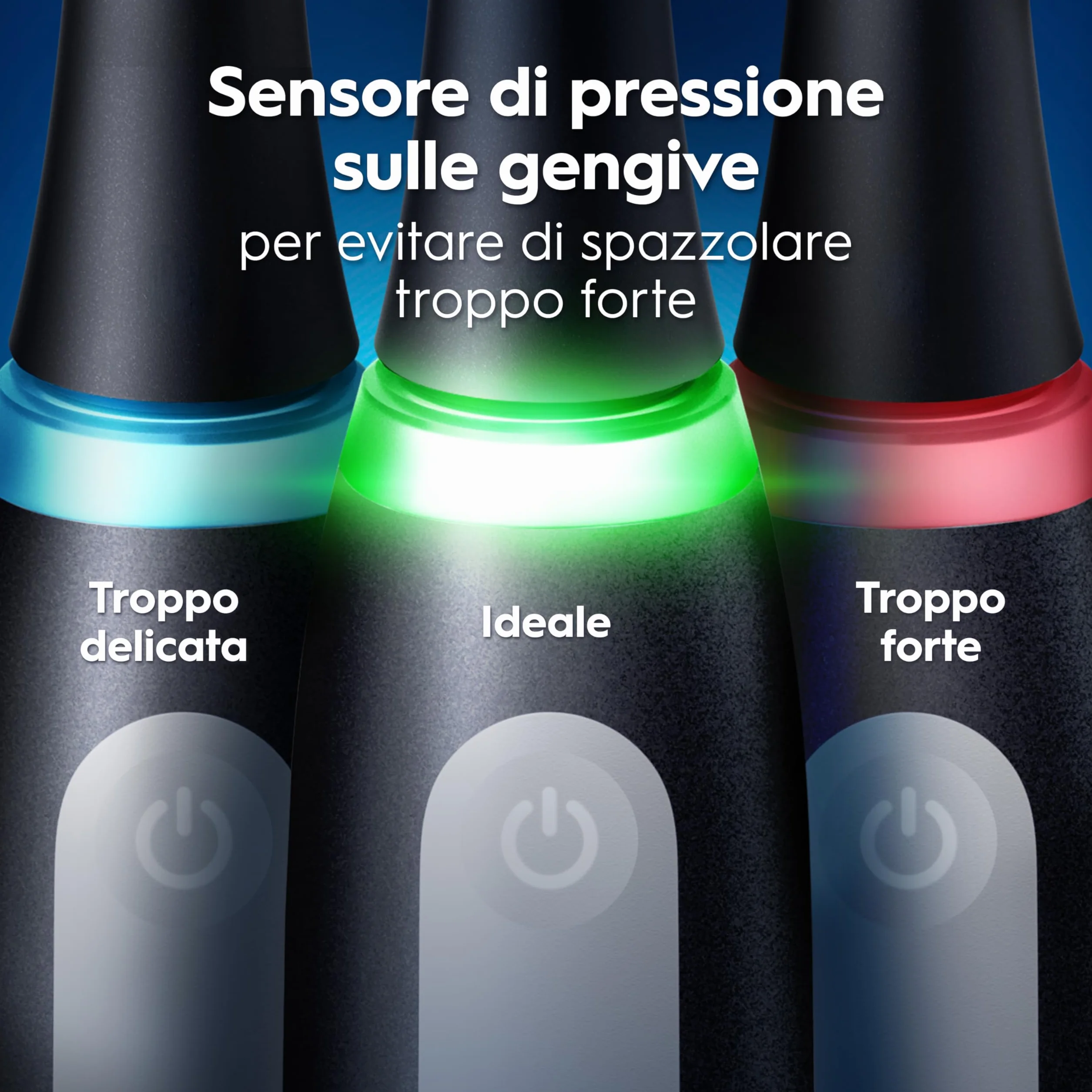 Oral-B Spazzolino Elettrico Ricaricabile iO 3 Nero, 1 Spazzolino Elettrico, 1 Testina Di Ricambio, Custodia Da Viaggio + Dentifricio Oral-B Advanced Protezione Gengive, Pulizia Denti Efficace