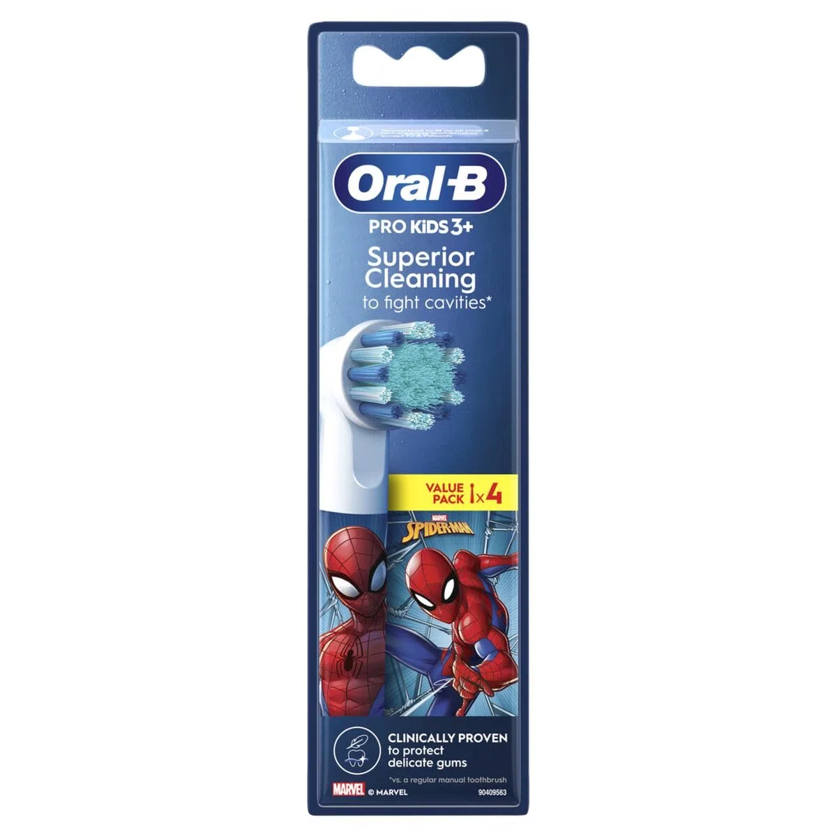 Oral-B Testa di ricambio Pro Kids +3 Spiderman