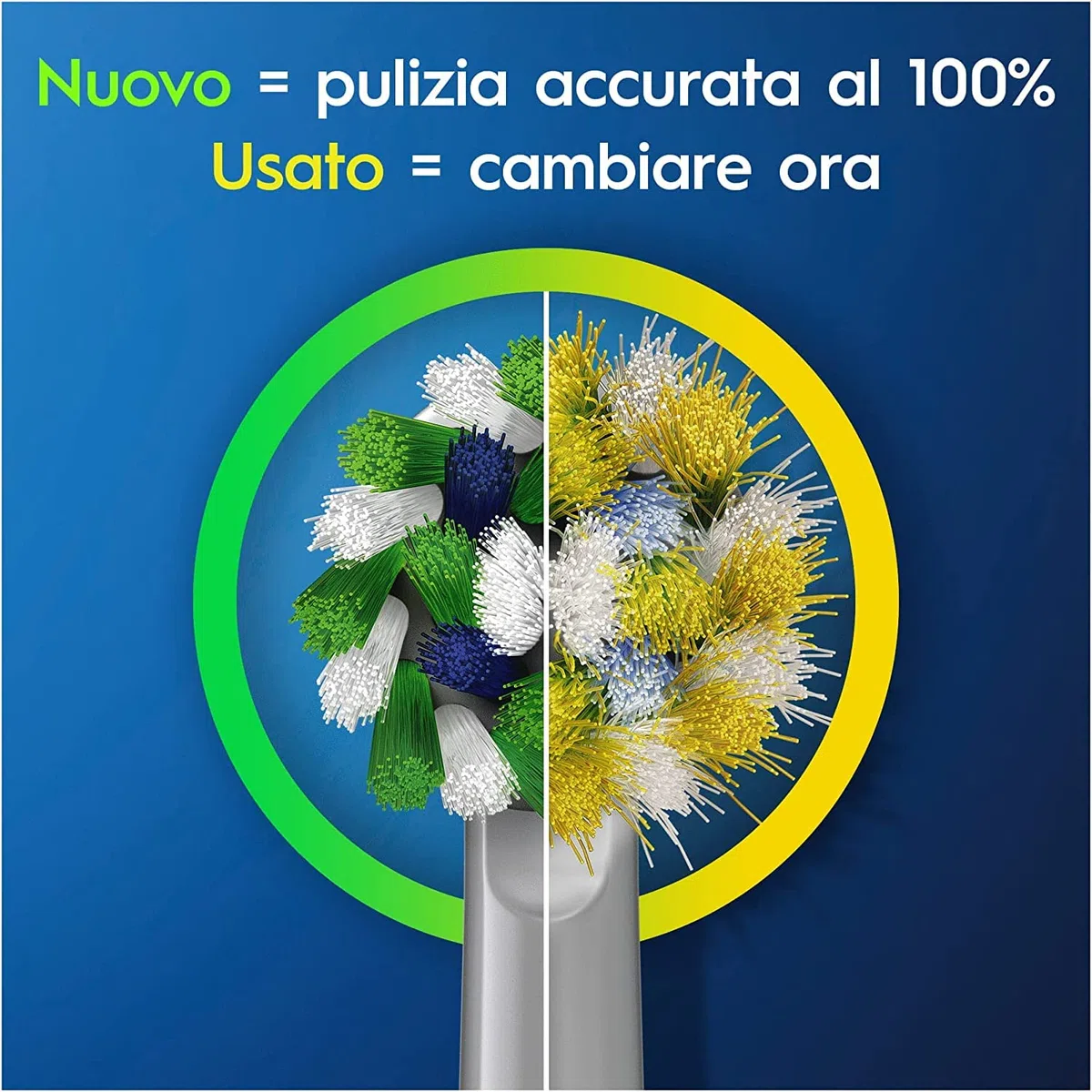 Oral-B Spazzolino Elettrico Ricaricabile Pro Series 3 Blu, 2 Testine di Ricambio. 1 Spazzolino