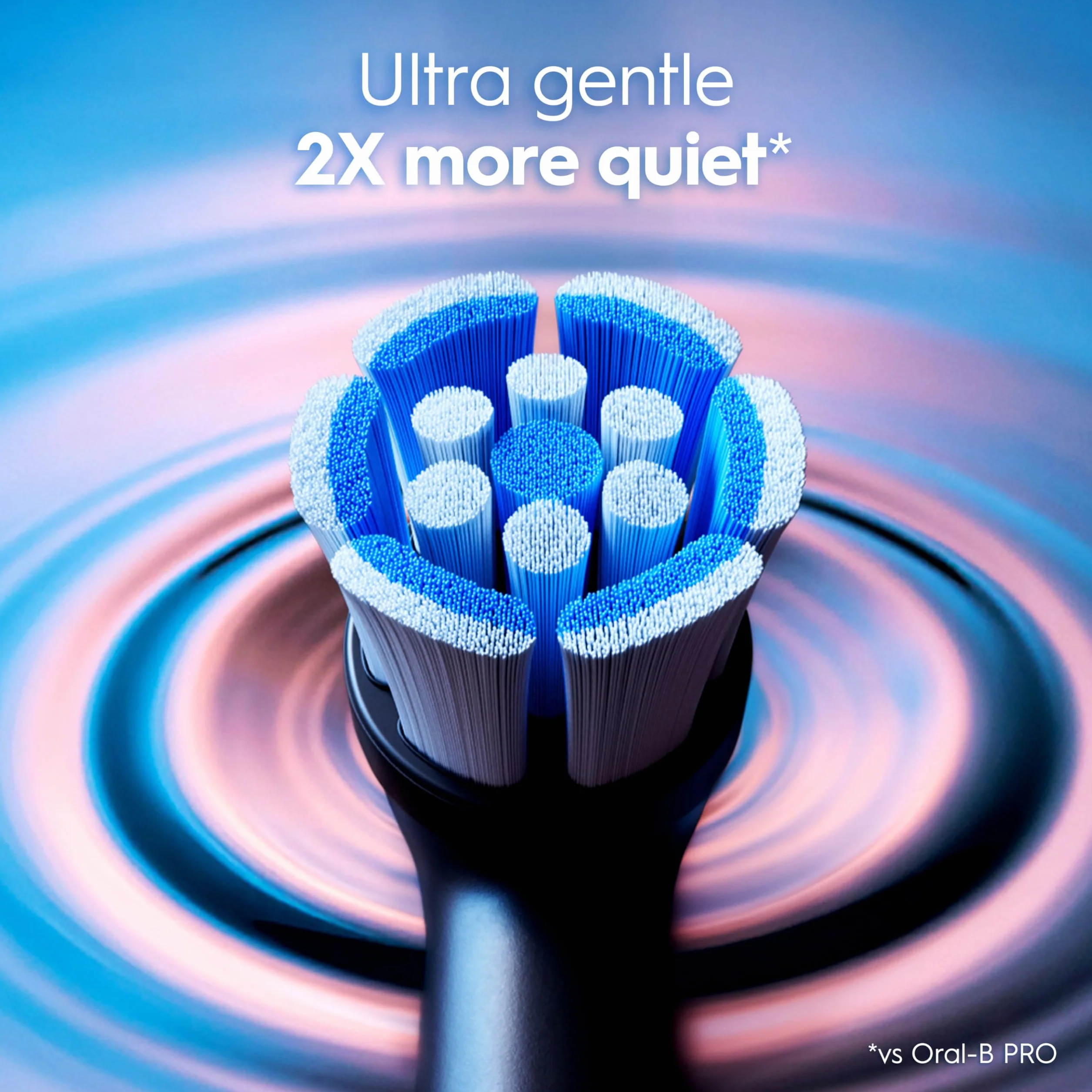 Oral-B iO Series 2 - Spazzolino da denti elettrico ricaricabile, bianco puro, con 1 testina per la cura delicata, sensore automatico di pressione per proteggere le gengive, 3 modalità, timer da 2