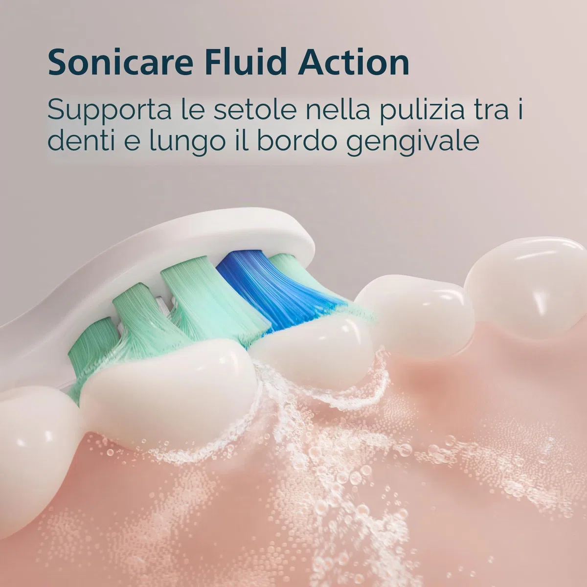 Philips Sonicare Spazzolino elettrico serie 4100 - Spazzolino sonico con tecnologia sonica avanzata, sensore di pressione, due impostazioni di intensità, Smartimer e Quadpacer, bianco, modello HX3681