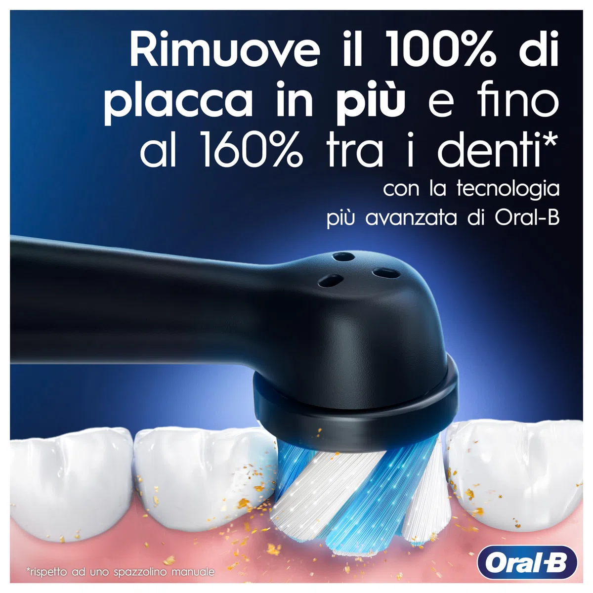Oral-B iO 5 Spazzolino Elettrico, con 1 Testina di Ricambio, Custodia, Rosa - 1 Testine di Ricambio per Spazzolino Elettrico, Ricaricabile, Custodia da Viaggio, Sensore di Pressione, Pulizia Denti