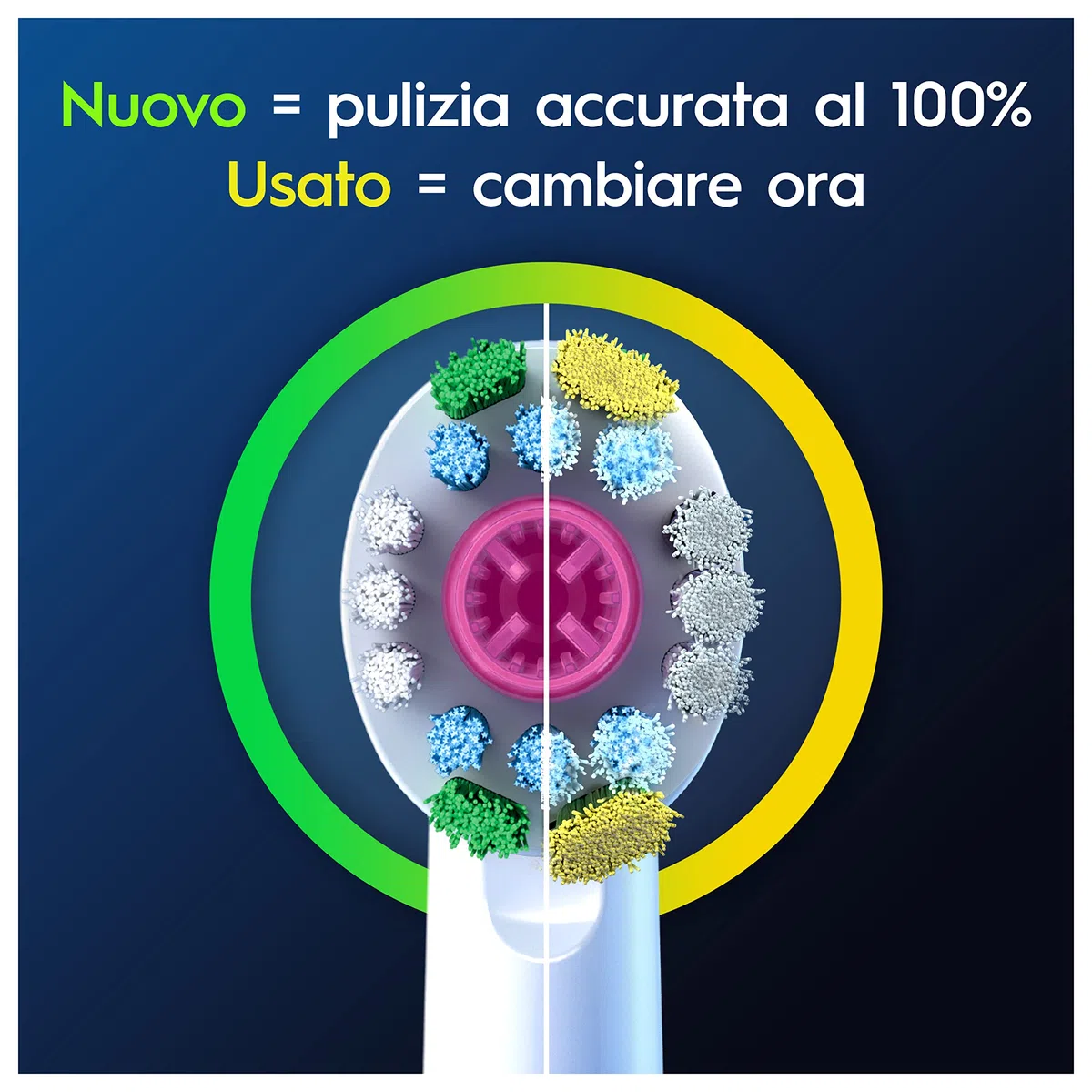 Oral-B Testine Di Ricambio Pro 3D White. 3 Testine