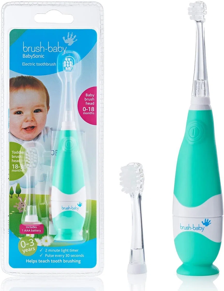 BabySonic Spazzola del bambino - Spazzolino elettrico, Colori Assortiti