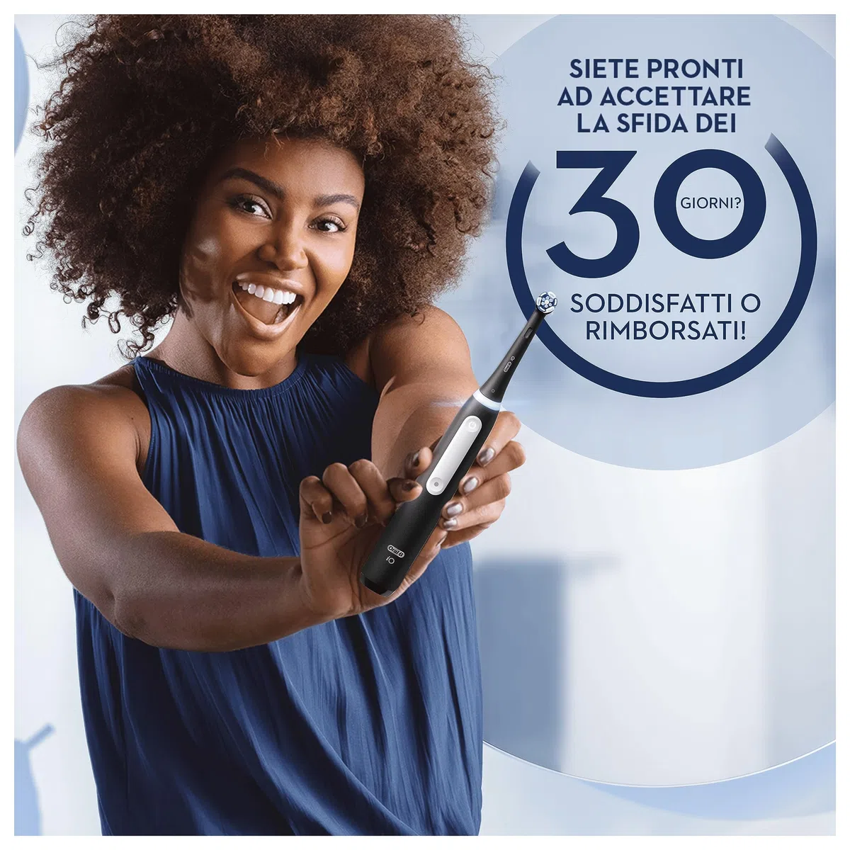 Oral-B Spazzolino Elettrico Ricaricabile iO 3 Nero, 1 Testina Di Ricambio, 1 Custodia Da Viaggio. + Dentifricio Oral-B Pro Expert Protezione Professionale 75ml. 1 Spazzolino