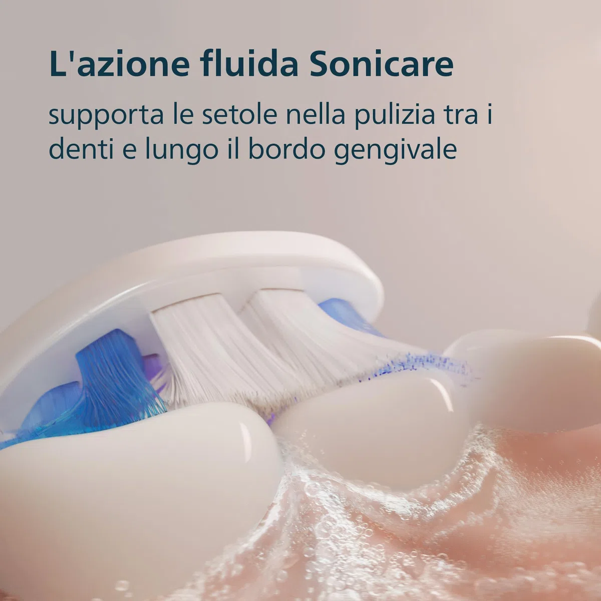 Philips Sonicare 6100, spazzolino sonico con 2 modalità di spazzolamento e 3 livelli di intensità, avviso di pressione, EasyStart, SmarTimer, custodia da viaggio, bianco, HX7400/02 [Nuova tecnologia]